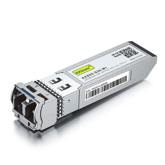 Picture of 25G SFP28 SFP+ Transceiver, 25GBase-SR Module, 850nm MMF, up to 100meters, Compatible with Cisco SFP-25G-SR-S