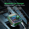 Picture of Car Radio Bluetooth Adapter Charger: Wireless FM Transmitter Handsfree Phone Call