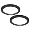 Picture of PATIKIL 52mm-58mm Metal Step Up Ring, 2 Pack Camera Lens Filter Adapter Ring Aluminum Filter Adapter Ring for Camera Lenses Hood, Black