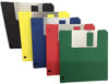 Picture of 3.5" DD2 720KB UnFormatted Floopy Disks Diskettes (25-Pack, Assorted Rainbow Colors)