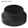 Picture of Camera Lens Hood Shade, Rubber Metal Collapsible Lens Hood, Reduce Lens Flare and Flare - Blocks Excess Sunlight and Enhances Photography and Video Footage, for Various Brands 82mm