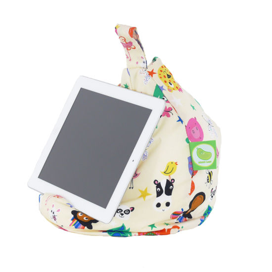 Picture of Bean Lazy Ipad, Ereader & Book Mini Bean Bag Fits All Tablets and Ereaders - Party Animals