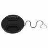 Picture of Haoge 95mm Center Pinch Snap On Front Lens Cap Cover with Cap Keeper for Canon Nikon Sony Fujifilm Sigma Tamron and Other 95mm Filter Thread Lens