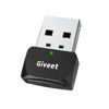 Picture of Giveet USB Bluetooth Adapter for PC, Bluetooth V5.4 Dongle for Computer Desktop Laptop, Plug & Play Wireless Network Adapter, Supports MacOS Windows 11/10/8.1/8/7, Pair w/Bluetooth Headphones Speaker