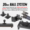 Picture of Bulletpoint Metal 2-Hole AMPS Base Mount with 20mm (0.787 inches) Mounting Ball