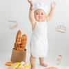 Picture of 2 PCS Baby Photography Props, Baby Chef Outfit for 6-24 Months, Chef Hat and Apron Photo Props Costume for Newborn Photoshoots Posing Photo Accessories (Boy)