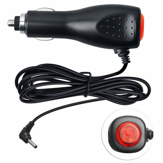 Picture of YeeBeny Straight Power Cord 12V/24V Input Compatible with for Cobra Radar Detectors Cobra RAD 450, 8-Band, ESD-6100, ESD-7000, XRS-9300, PRO-9780 and All Recent Models