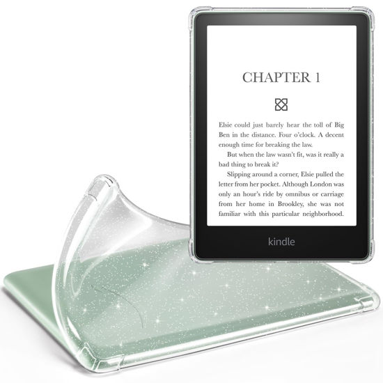 Picture of iDLEHANDS Clear Case for All-New Kindle Paperwhite 11th Gen 2021 & Signature Edition(6.8") - Lightweight, Scratch-Proof Silicone Back Cover, Clear