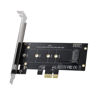 Picture of M.2 PCIe to PCIe 3.0 x1 NVMe Controller Expansion Card for M-Key M.2 SSD 2280/2260/2242/2230 Riser Card,Supports M2 NGFF PCI-e 3.0, 2.0,1.0