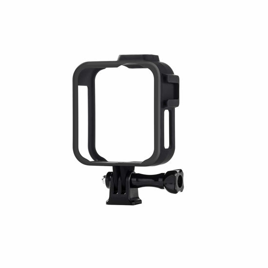 Picture of Housing Frame for GoPro Max Black Protective Shell Cage Mount Accessories with Quick Pull Movable Socket and Screw (Black)