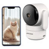 Picture of Indoor Camera for Home Security,WiFi Cat/Dog Camera for 360 Degree Pet Monitor, Motion Track,AI Detection,Night Vision,2-Way Audio,Memory Card/Cloud Storage,Privacy Mode,Google Home/Alexa Supported