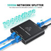 Picture of Ethernet Splitter 1 to 2, High Speed Gigabit 1000Mbps, LAN Network Splitter with USB Power Cable, Gigabit RJ45 Internet Ethernet Splitter for Cat 5/5e/6/7/8 Cable [2 Devices Networked Simultaneously]