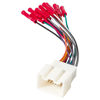 Picture of RED WOLF Stereo Wiring Harness Pre-Installed Wire Connectors Compatible with Ford 1999-2003 Ranger Explorer, 1998-2005 Lincoln Mercury Stereo Wire Cable Plug Install Aftermarket CD Player Receiver