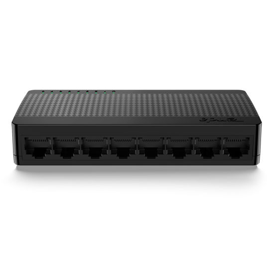 Picture of Tenda SG108, 8 Port Gigabit Switch, Unmanaged Home Ethernet Switch, Office Ethernet Splitter, Plug & Play, Plastic Case, Desktop/ Wall-Mount, Fanless Quiet, Limited Lifetime Protection