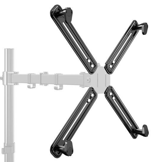 Picture of suptek Universal VESA Mount Bracket Adapter Monitor Arm Mounting Kit for Screen 17 to 27 inch