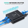 Picture of Gigabit Ethernet Splitter 1 to 2 High Speed 1000Mbps, LAN Network Splitter with USB Power Cable, Gigabit RJ45 Internet Ethernet Splitter for Cat 5/5e/6/7/8 Cable [2 Devices Networked Simultaneously]