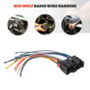 Picture of RED WOLF Car Stereo Wiring Harness Male Connector Adapter Replacement for Saturn 2006-2009 Ion 2006-2007 Vue Install Aftermarket Radio CD Player Receiver Cable Plug