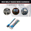 Picture of RED WOLF Car OE Radio Wire Harness Female Plug 2002-2007 GM GMC Sierra Chevy Silverado Buick Cadillac Pontiac Replace Factory Stereo Wiring Cable Connector, Not for Add Aftermarket Radio