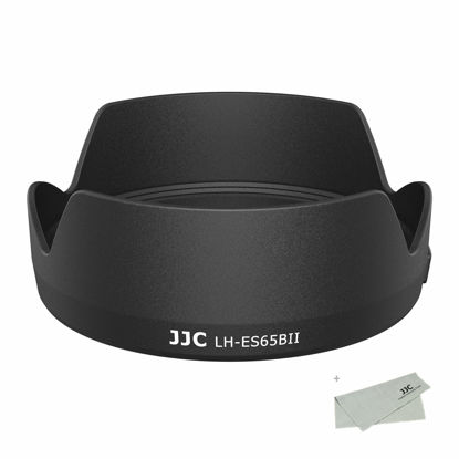 Picture of Tulip Flower Lens Hood for Canon RF 50mm f/1.8 STM on EOS R6 R5 RP R Camera, Reversible Lens Shade Replace Canon ES-65B Lens Hood, Compatible with 43mm Filters and 43mm Lens Cap