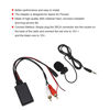 Picture of Gorgeri Bluetooth AUX Module 2 RCA Cable Adapter with Hands‑Free Microphone