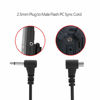 Picture of 2.5mm to Male Flash PC Sync Cable 12 Inch/30CM 3.5mm Plug to Male Flash Sync Cord