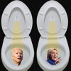 Picture of Biden Toilet Light Projector with High Definition Democratic Images, Funny Gag Gift for Adults, Men - Hilary Harris Pelosi