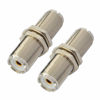 Picture of Boobrie UHF Bulkhead Connector RF UHF Coax Adapter UHF Female to UHF Female Connector SO239 to SO239 Bulkhead Connector Low Loss Female to Female Coax Adapter 4.5 cm Pack of 2