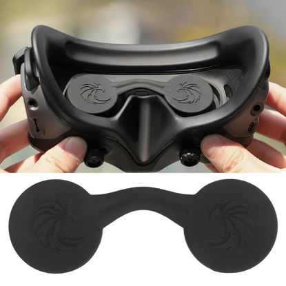 Picture of Lens Protection Cover, Face Cover Compatible with DJI Goggles 2, Soft Silicone Full Wrap Design VR Glasses Protective Cover for DJI