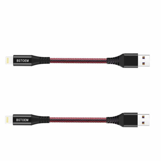 Picture of Short Lightning Cable 2Pack 7Inch USB Charging Cord for Apple,for iPhone Charger 14/13/12 Pro/11/Xs Max/Xr/X/8/7/6/6s Plus/SE/5c/5s/5,for iPad Air/Mini