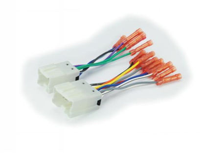 Picture of Scosche NN03BCB Compatible with Select 1995-07 Nissan Power/Speaker Connectors / Wire Harness for Aftermarket Stereo Installation with Color Coded Wires and Pre-installed Wire Connectors