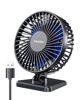 Picture of Gaiatop USB Desk Fan, Small But Powerful, Portable Quiet 3 Speeds Wind Desktop Personal Fan, Adjustment Mini Fan Table Fan for Better Cooling, Home Office Car Indoor Outdoor(Blue)