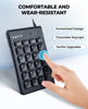 Picture of havit Number Pad, USB Numpad for Laptop Desktop Computer, Wired 23 Keys Numeric Keypad with Calculator for Accountants