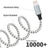 Picture of Multi Charging Cable(2Pack 4FT), 3 in 1 Charging Cable Nylon Braided Charger Cord for Multiple Devices, Universal Charger Cable with Type-C/Micro USB and IP Port, Compatible with Most Phones and More