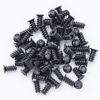 Picture of VAPKER 200PCS M5x10 Black Zinc Phillips Flat Head Computer Replacement Screws Case Fan Screws Computer Cooling Fan Mount Screws Self-Tapping Screws