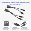 Picture of Passive POE Adapter Cable,2Pair POE Injector and POE Splitter Kit with 5.5x2.1mm DC Connector for WLAN, Routers, Switches,Internet Telephony,IP Cameras