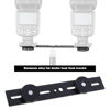 Picture of Micro Traders 2Pcs Dual Flash Camera Bracket Replacement 2 Flash Holder Bracket Camera Light Bracket with 1/4 Screw Accessories for DSLR Camera LED Light