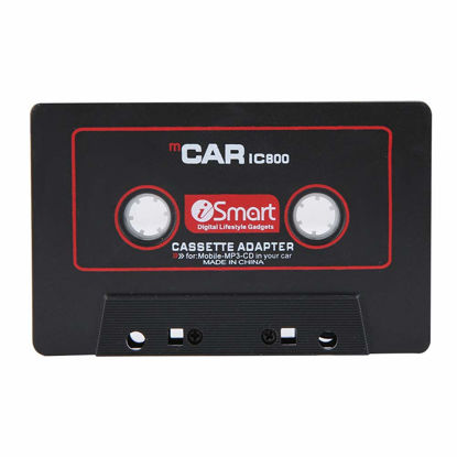 Picture of Car Stereo Cassette Tape Adapter CD MD MP3 MP4 Player to 3.5mm Aux Audio for Mobile Phone Cassette Tape Adapter for a Car Mounted Tape Converter Audio Converter Car Stereo T