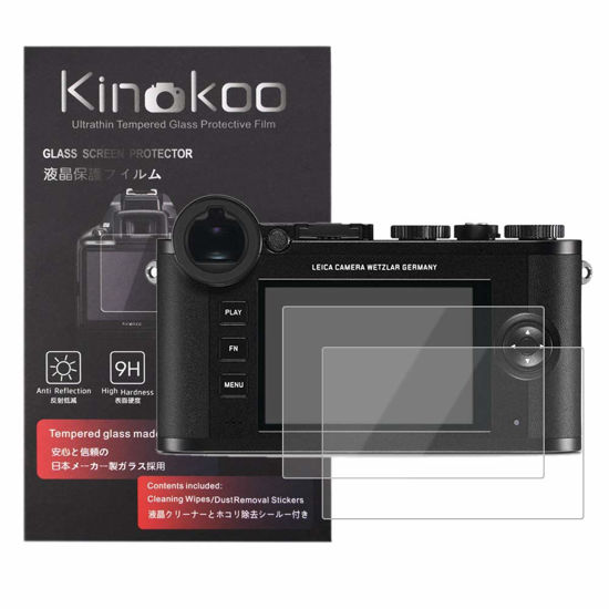 Picture of kinokoo Tempered Glass Film for Leica CL Crystal Clear Film Leica CL Screen Protector Bubble-free/Anti-scratch(2 pack)