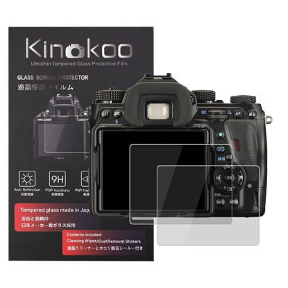 Picture of kinokoo Tempered Glass Film for Pentax K-1 Mark II Crystal Clear Film Pentax K1 Mark II Screen Protector Bubble-Free/Anti-Scratch(2 Pack)