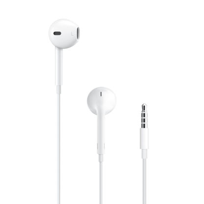 Picture of Apple EarPods Headphones with 3.5mm Plug, Wired Ear Buds with Built-in Remote to Control Music, Phone Calls, and Volume