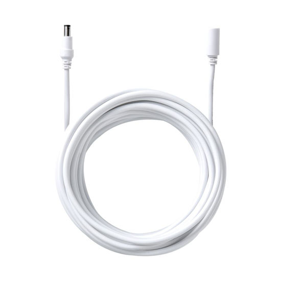 Picture of eufy Security 33 ft Extension Power Cable for eufyCam E330 (Professional), 12V DC, White Color, Female to Male