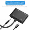 Picture of SZYCD VGA to HDMI VGA Audio Video Cable Splitter with 3.5mm Audio USB Power for Computer, Desktop, Laptop, PC, Monitor, Projector, HDTV，Supports Dual Display