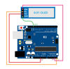 Picture of Hosyond 5 Pcs 0.91 Inch I2C OLED Display Module IIC OLED Screen DC 3.3V~5V Compatible with Arduino Raspberry PI (White Display Color)