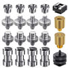 Picture of Homeet 20PCS Camera Screws Mount Set 1/4 Inch and 3/8 Inch Threaded Converter Screws Adapter Flash Shoe Mount for DSLR Camera/Tripod/Monopod/Ballhead/Flash Light/Quick Release Plate