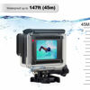 Picture of GEPULY Waterproof Housing Case for GoPro Hero 4, Hero 3+, Hero 3 Underwater Photography - Waterproof Up to 131 ft (40M) - with Quick Release Mount, Thumb Screw