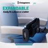 Picture of CHARGEWORX Airplane Tablet Holder Mount, Secure Clamp, 360° Rotation, Secure Clamp with Multi-Directional Viewing Angles | Compatible with iPad, Galaxy, Windows Tablets, Kindle & More