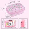 Picture of Leayjeen Kids Camera Case Compatible with Goopow/Mgaolo/CIMELR/Seckton/OZMI/Dylanto Kids Camera Toys, Easter Bunny give Easter eggs as gifts to good kids. (Case Only) Pink Rabbit