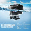 Picture of SHOOT 60M/196FT Waterproof Case Kit for Gopro Hero 12/11/10/9 Black,Diving Protective Housing Shell with Screen Protector Set and 12pcs Anti-Fog Insert for Gopro Hero 12/11/10/9 Black