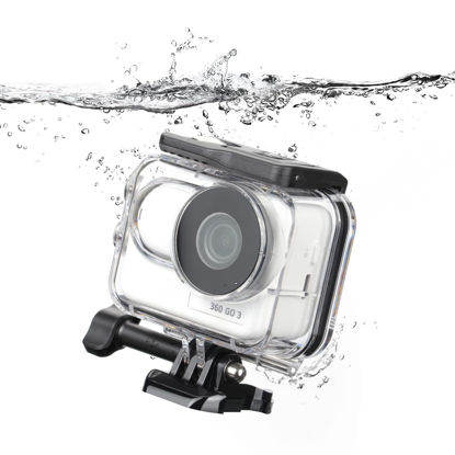 Picture of SEASKY Dive Waterproof Protector Case Housing for Insta360 Go 3 Action Camera Accessories Diving Depth 60M/196FT Underwater Protective Case