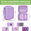 Picture of Case Compatible with VAHOIALD FHD 1080P Digital Camera/for CAMKORY Digital Point and Shoot/for KODAK PIXPRO FZ45-BK 16MP Vlogging/for IWEUKJLO/for Nsoela, Holder for SD Card More (Purple)